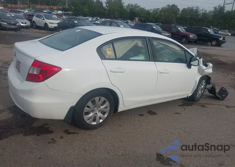 2012 Honda Civic Lx из США, поврежденный, VIN 19XFB2F51CE375104